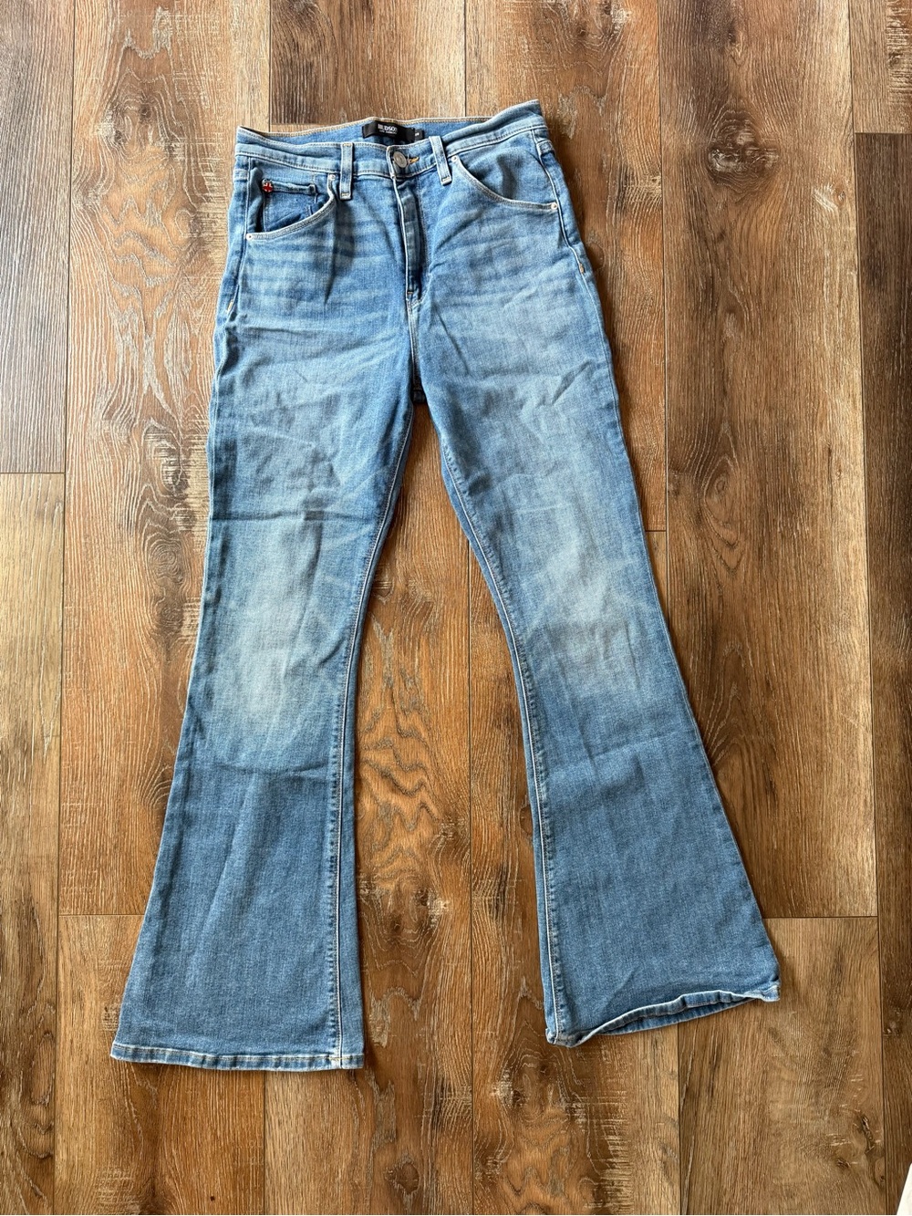 Hudson Jeans Light Blue Flare Wide Leg Women's Jeans